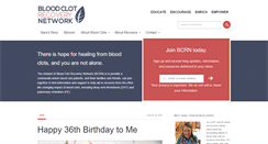 Desktop Screenshot of bloodclotrecovery.net